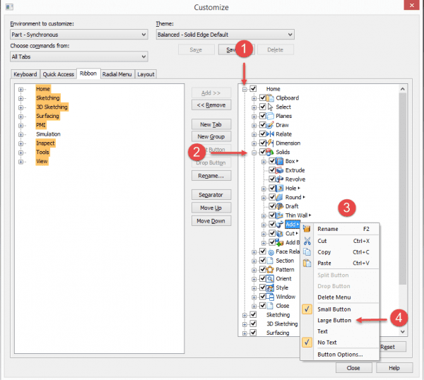 Solid Edge Rename Tools Customizing Your Solid Edge | Swoosh Technologies