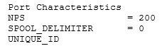 10 port characteristics