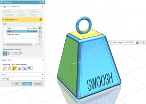 Measure Command in NX CAD