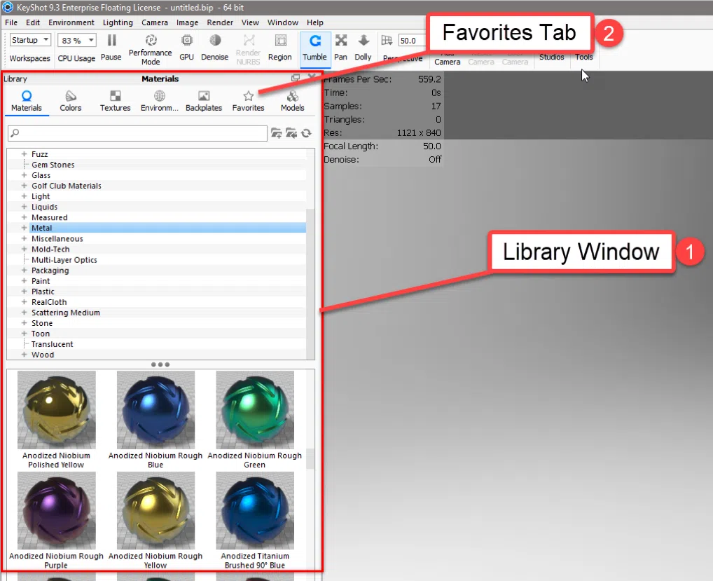 How to Create a KeyShot Favorites Library | KeyShot Tutorials