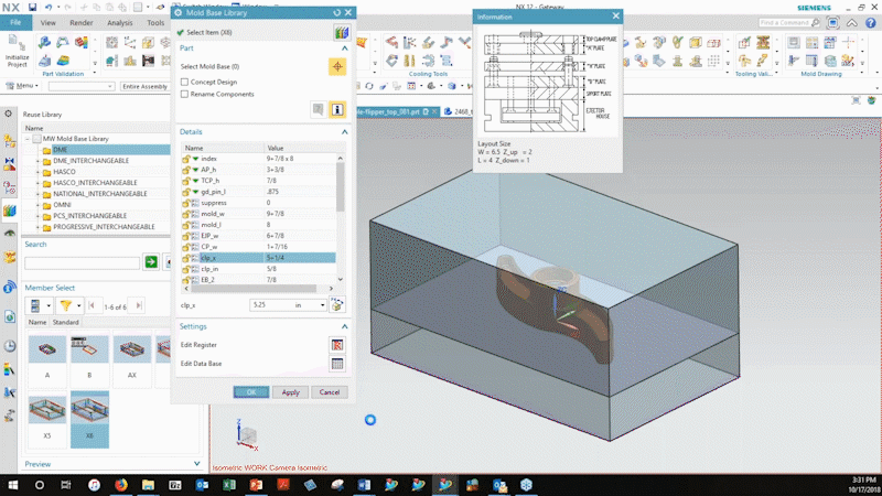 Mold Base Design in NX