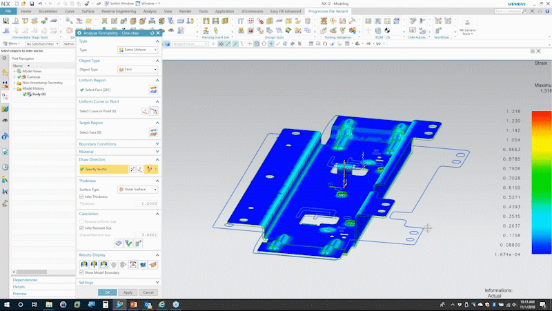 Structured Workflow in NX Progressive Die Design Wizard