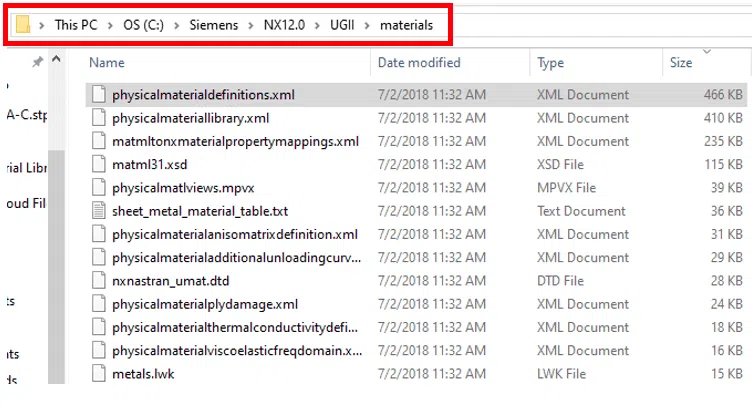 Site Material Library - copy the material library from the original folder.