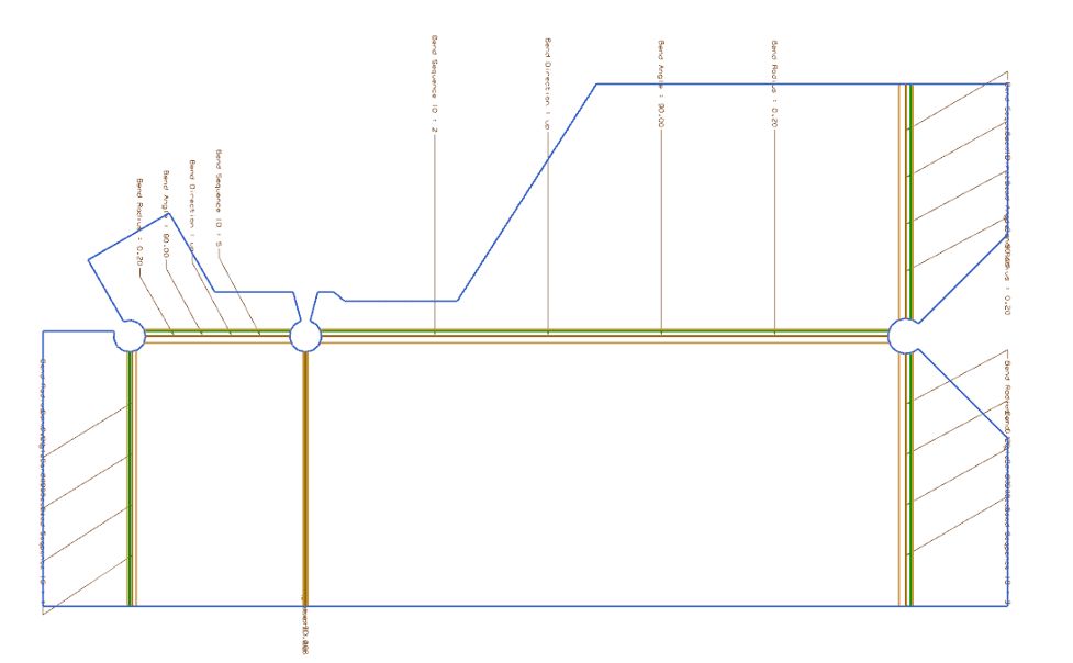Flat Pattern View of a Component Flat Pattern View of a Component