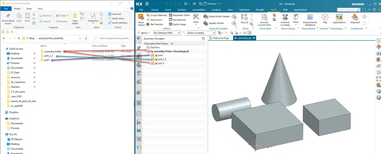 obtain copies of all part files within an assembly and zip them into one file for easy sharing