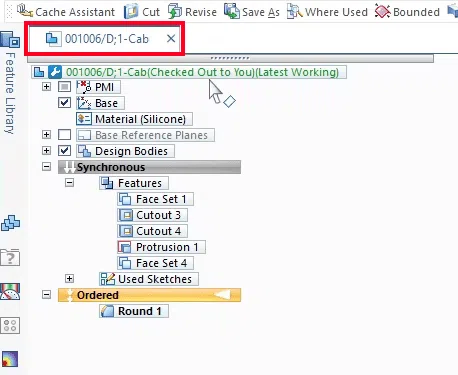 New Revision in Solid Edge
