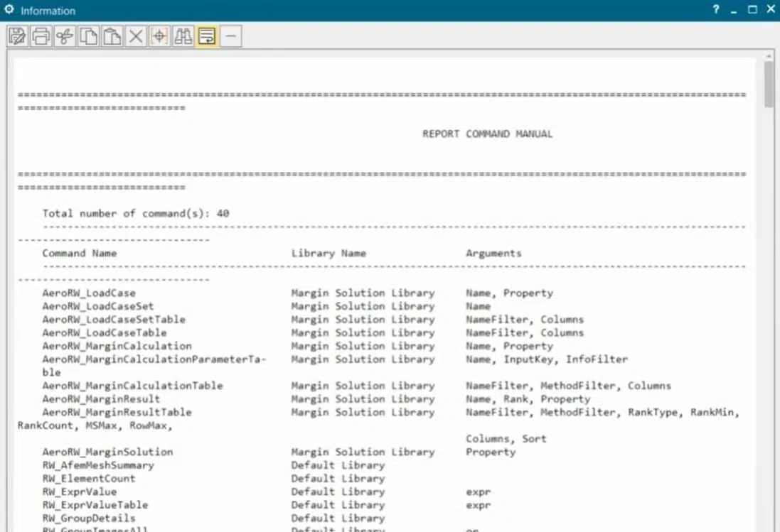 NX Commands and Arguments Siemens Commands and Arguments