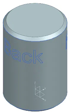 Completed Wrap Text on Curved Surfaces in NX