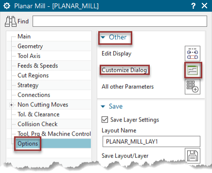 Planar Mill Operations for NX CAM Templates