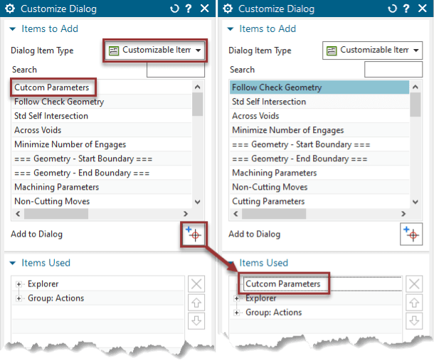 Customize Dialog Setting in CAM Operations