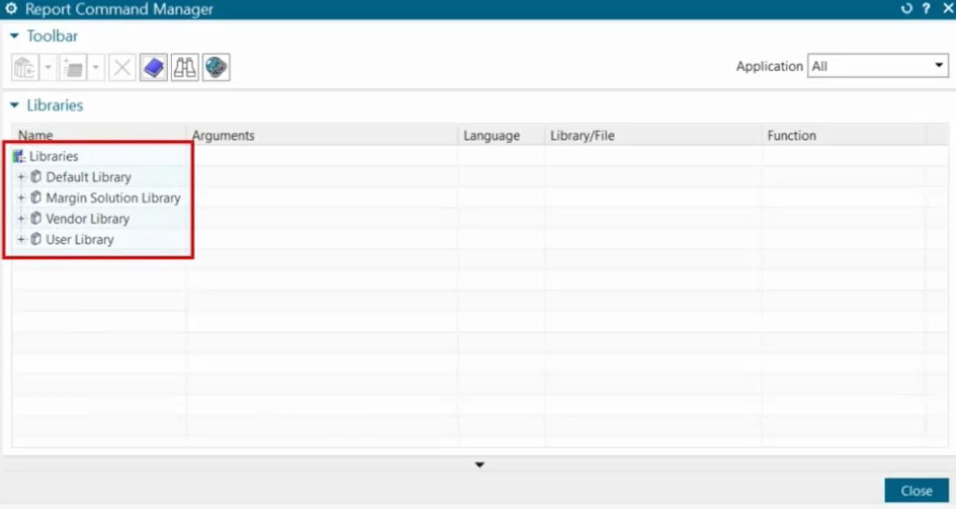 NX Report Command Manager NX Report Command Manager Library