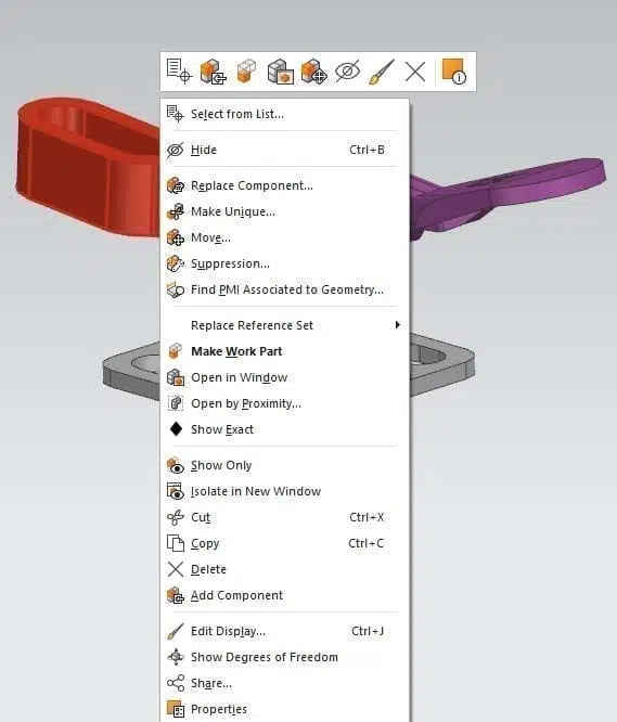 Attribute Properties Attribute List NX CAD