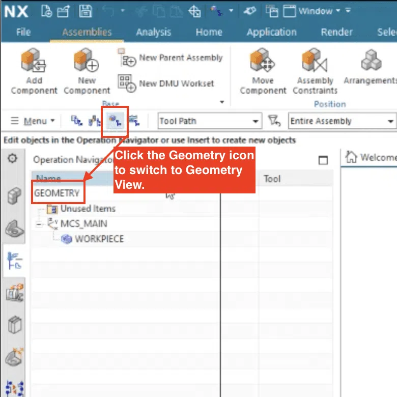 Geometry Siemens NX Geometry View Siemens NX