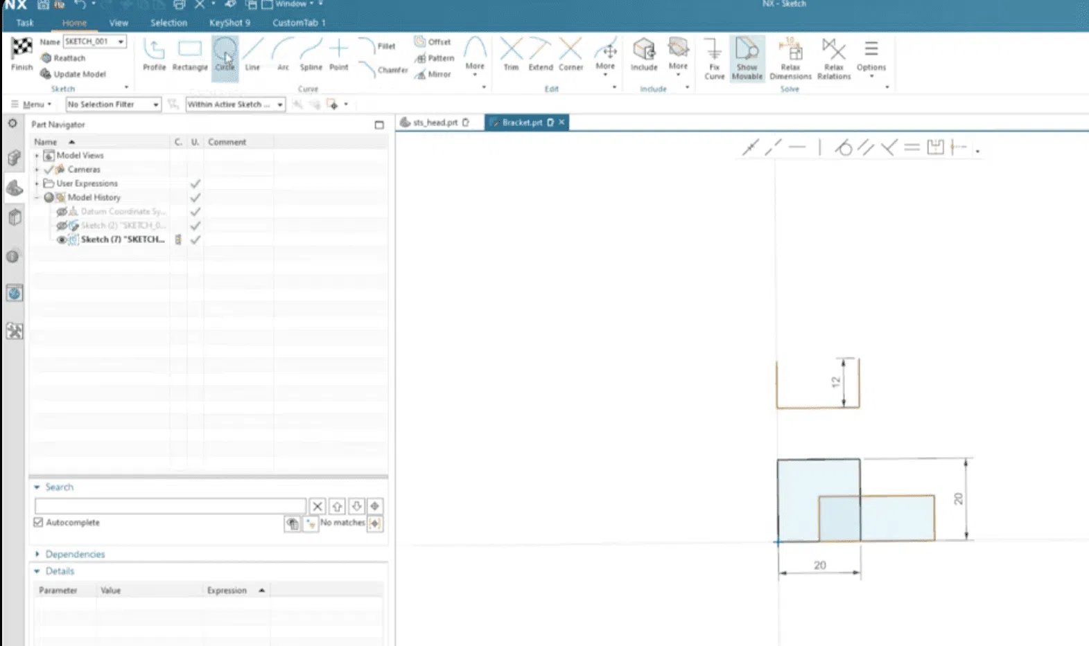 Siemens New NX Sketch Sketch Solver