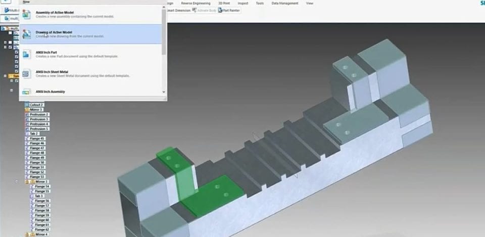 Multi-Body Modeling Solidedge Solidedge Multi-Body Drafting