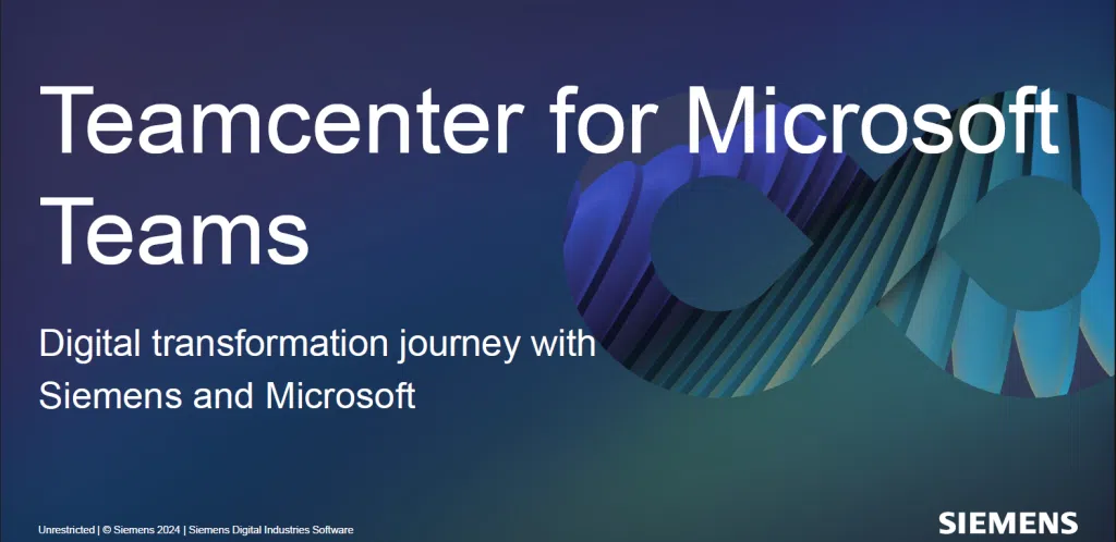article siemens 5 Teamcenter for Mircosoft Teams