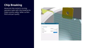 NX CAM | Advanced Chip Control in Turning Chip Break Option NX CAM | Advanced Chip Control in Turning Chip Break Option